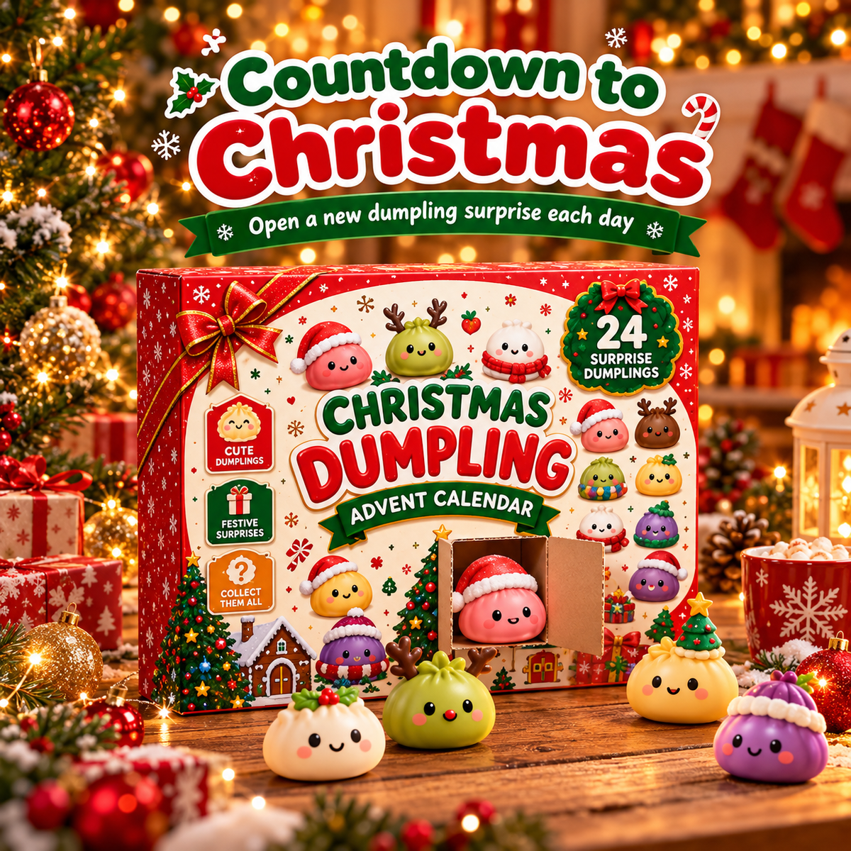 Christmas Mini Squishies Advent Calendar