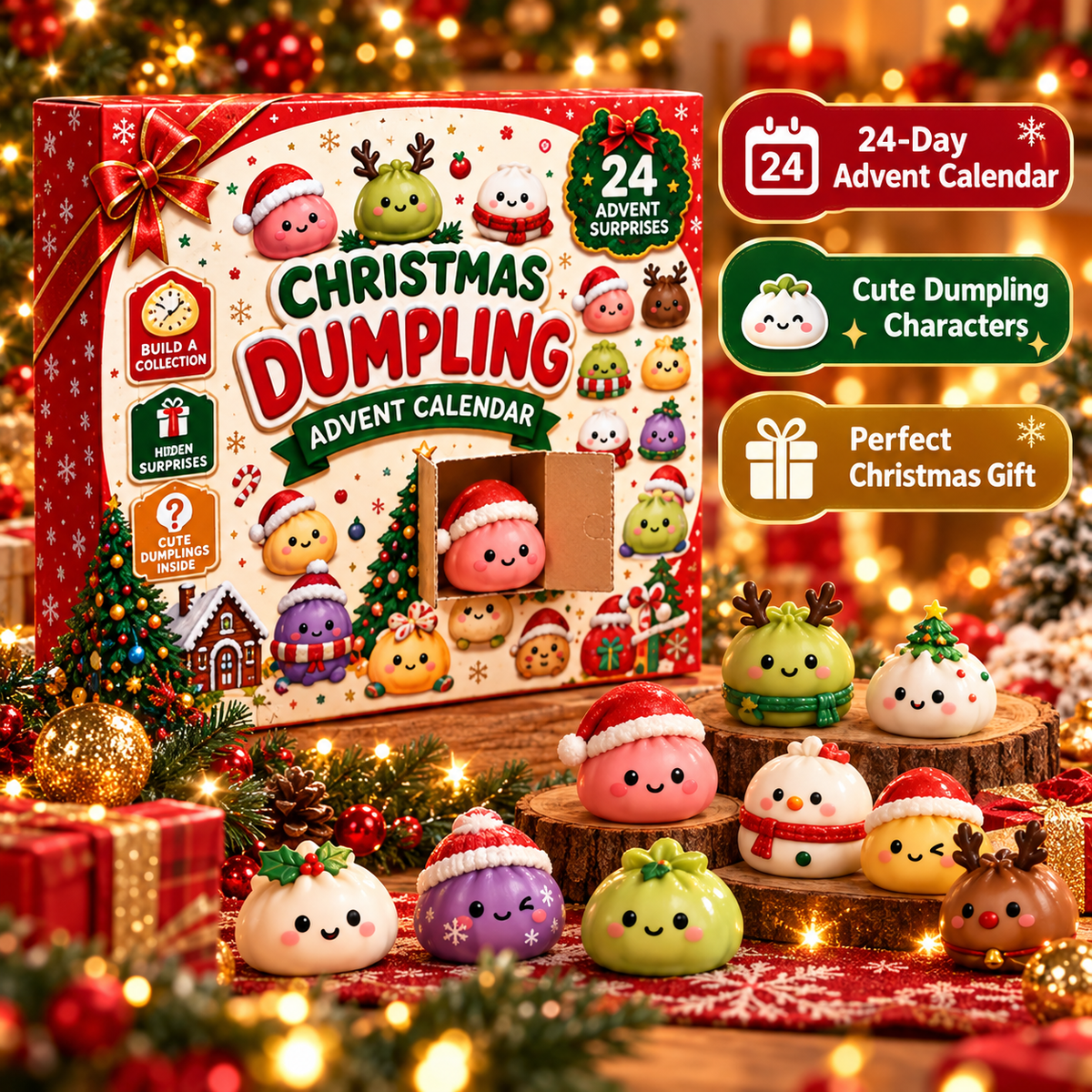 Christmas Mini Squishies Advent Calendar