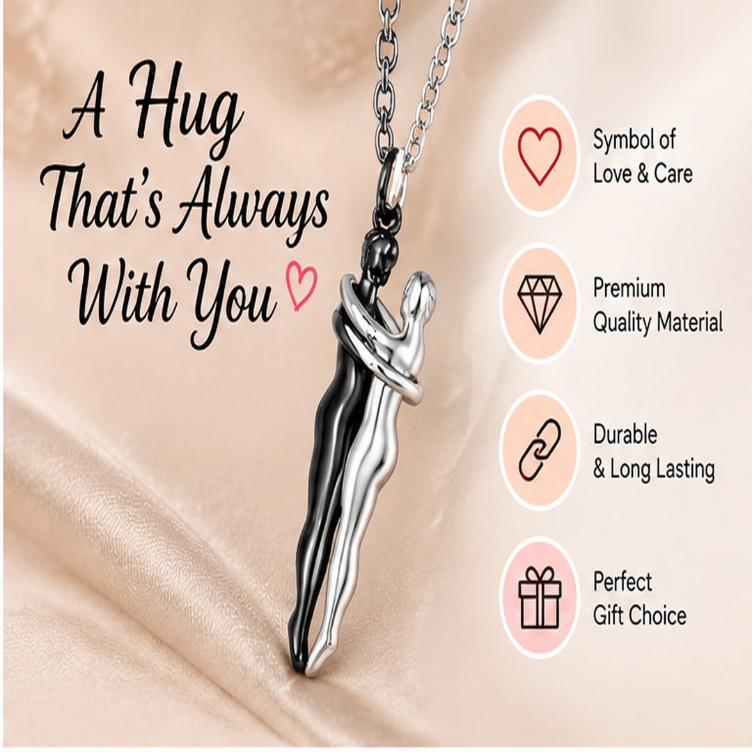 Hug Couple Necklace
