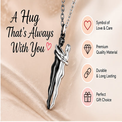 Hug Couple Necklace