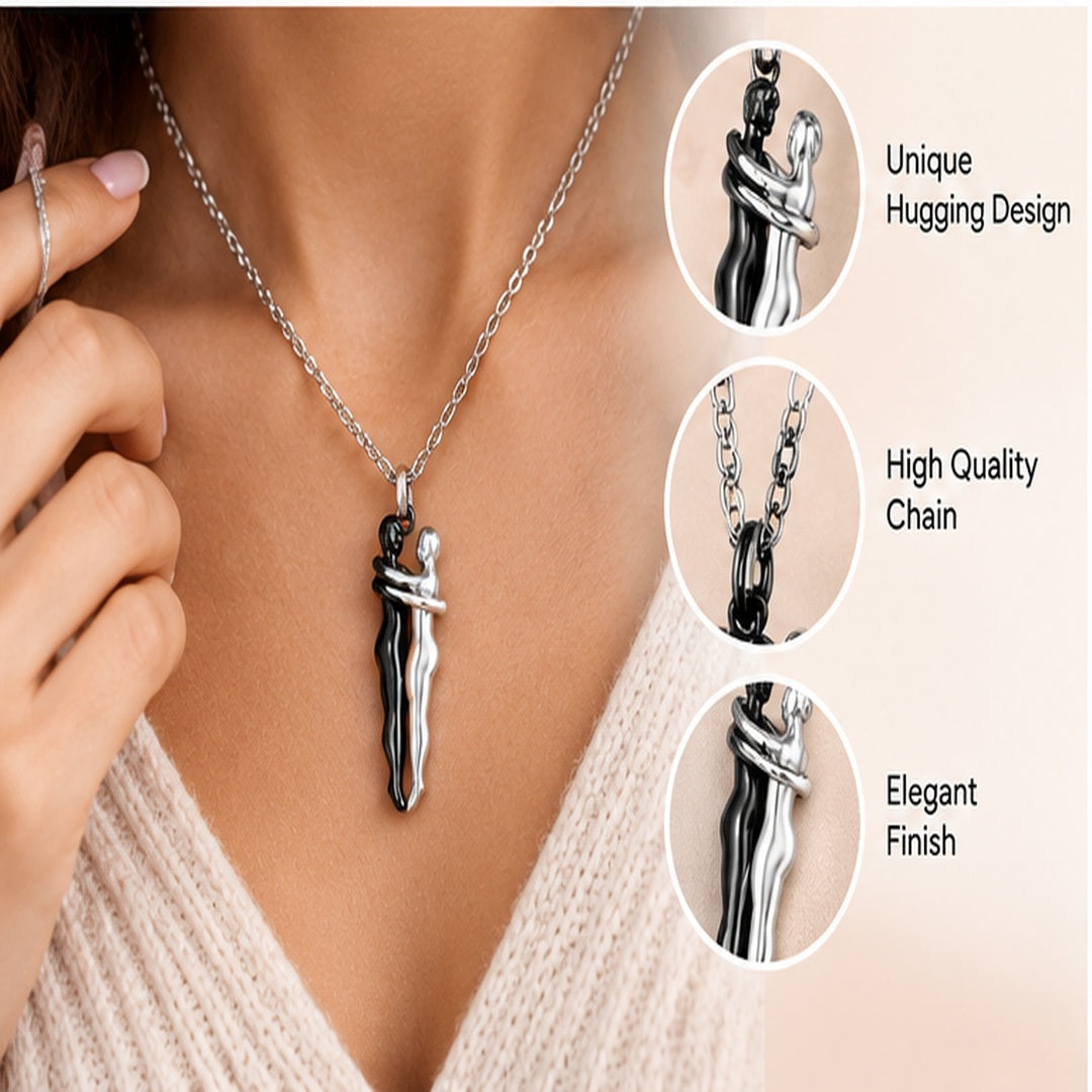 Hug Couple Necklace