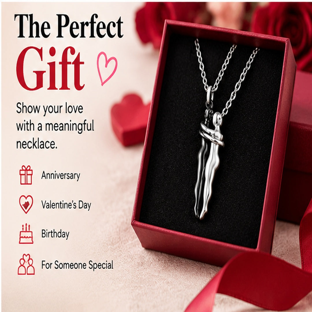 Hug Couple Necklace