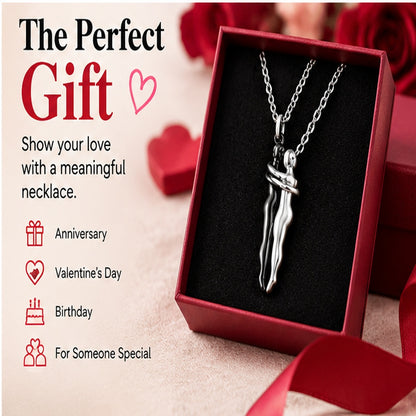 Hug Couple Necklace